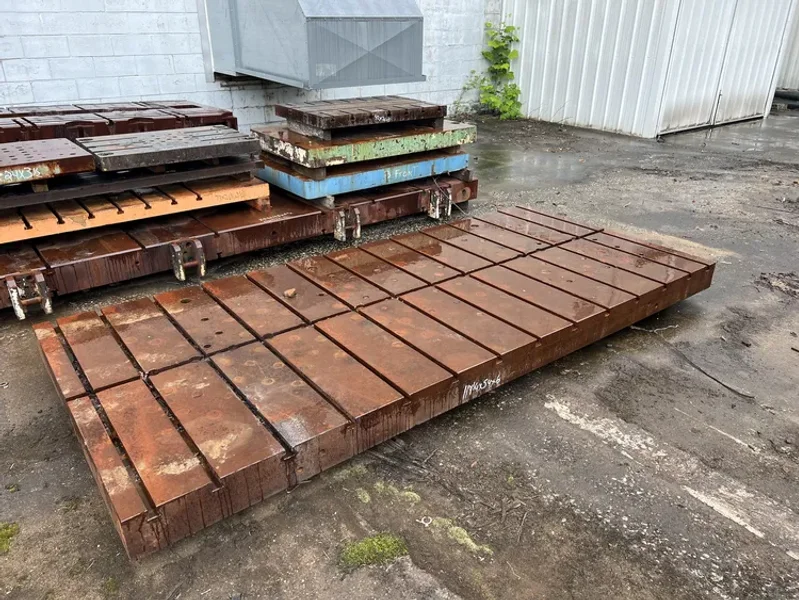 BOLSTER PLATE - T-SLOTTED 119 1/4" X 54" X 6"