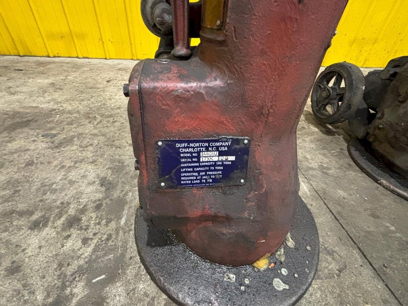 (2) 100 TON DUFF NORTON MODEL #144-CMJ AIR MOTOR JACKS, 30&quot; LIFT: YOBRO #24192