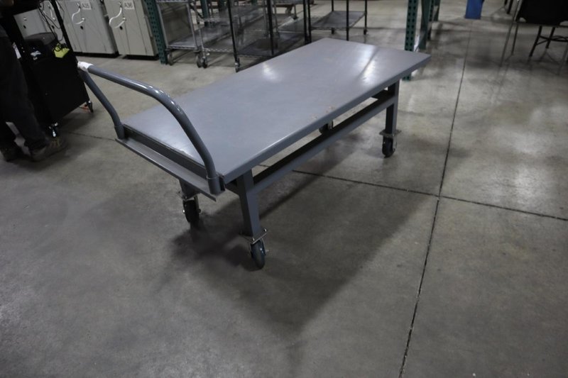 ULINE Steel Shop Cart  - 24" Deck Height- Auction Item