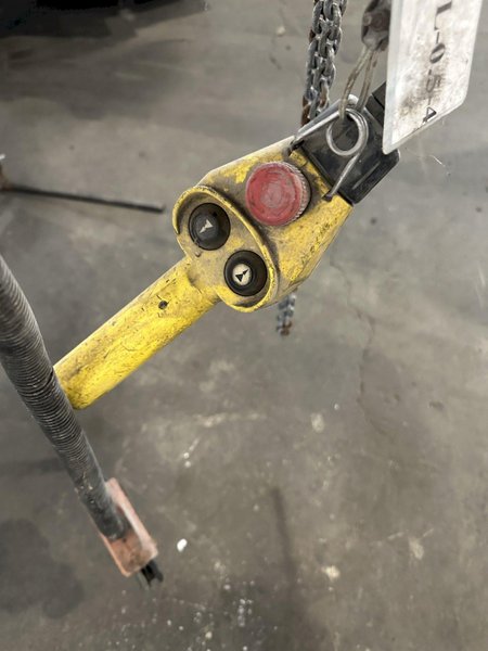 1/2 TON R&amp;M LOADMATE POWERED CHAIN FALL HOIST. STOCK # 1157622