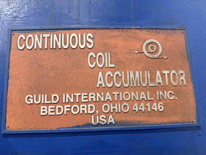10" WIDE GUILD MODEL #CCA-9 STRIP COIL ACCUMULATOR: YOBRO #25250