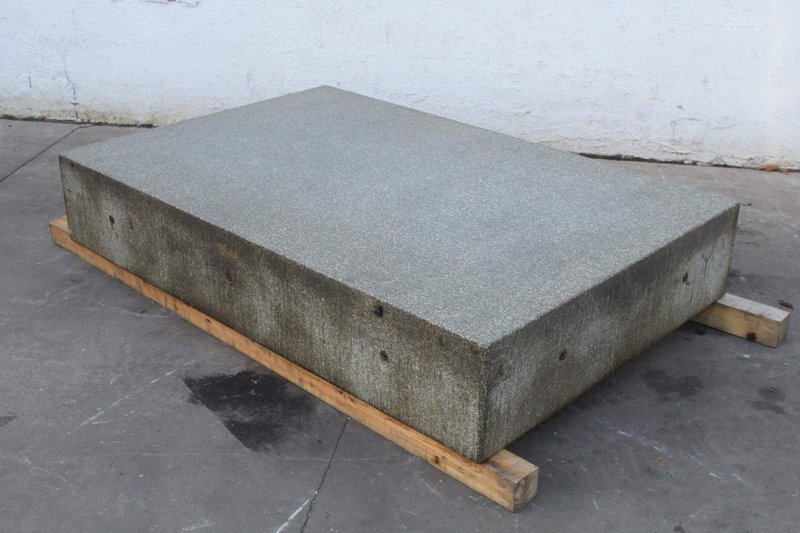 4&#039; X 6&#039; X 12-1/2 GRANITE SURFACE PLATE: STOCK #72286