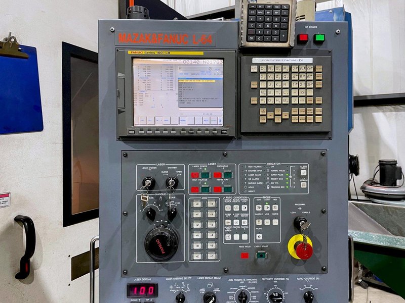 Mazak Space Gear U44 2.5KW 6 Axis w/Rotery CO2 Laser