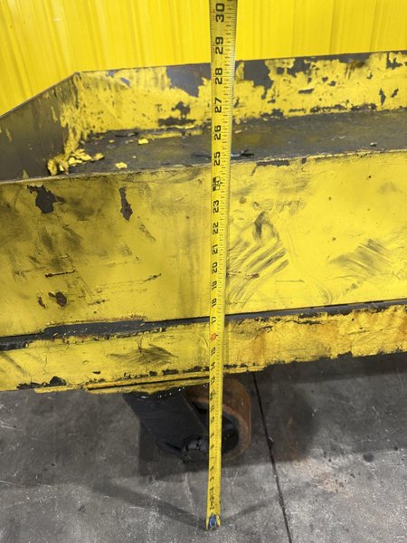 42" X 72" HEAVTY DUTY ROLLING CART ON STEEL CASTERS: YOBRO #25443