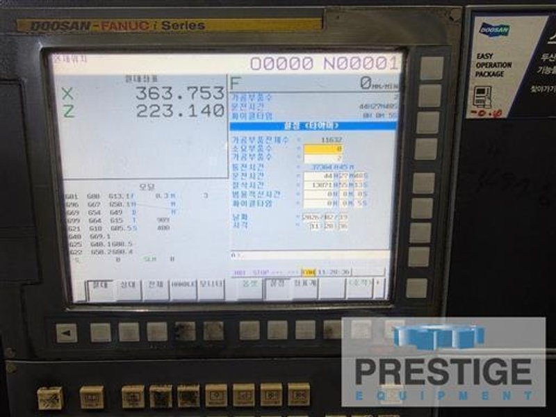 (2) 33.4" Doosan Puma V8300R CNC Vertical Turning Center