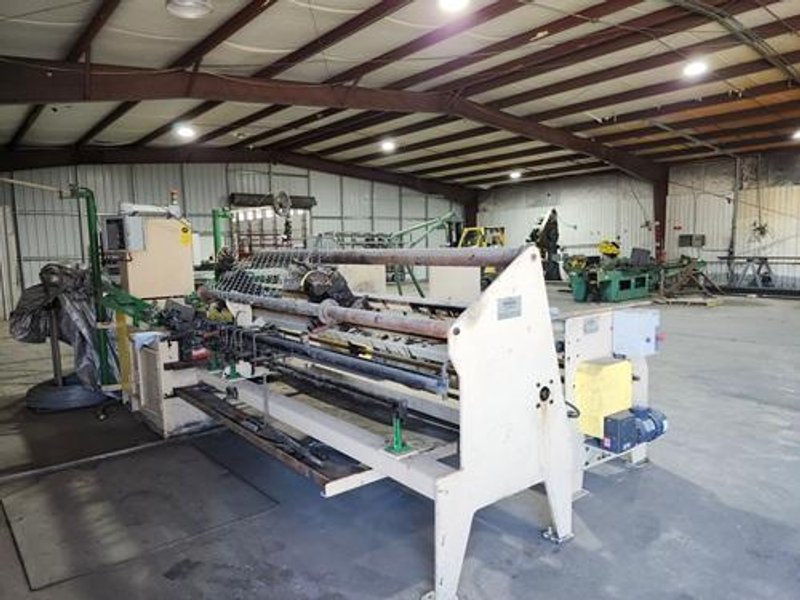 BERGANDI #WVR-500, WIRE FENCE MACHINE