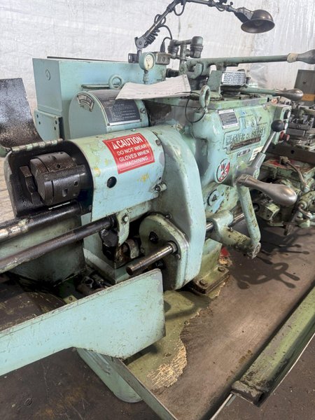 WARNER &amp; SWASEY NO.3 TURRET LATHE WITH TAPER ATTACHMENT. STOCK # 0874326
