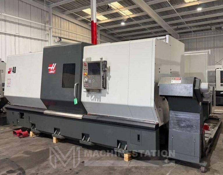 Haas ST-40 CNC Turning Center -18.5″ Chuck, 7.5″ Big Bore Lathe