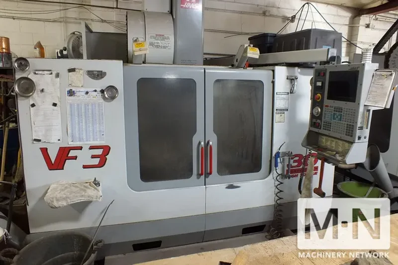 HAAS VF-3B CNC Vertical Machining Center, 2001 - Wired for 4th Axis
