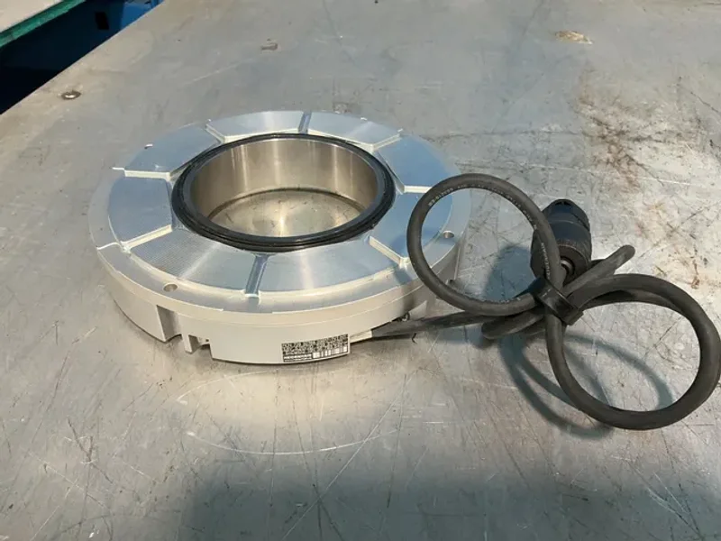 HEIDENHAIN 8” OUTER DIAMETER / 4” BORE ROTARY ANGLE ENCODER  -  RCN 729 32768 03S17-7V