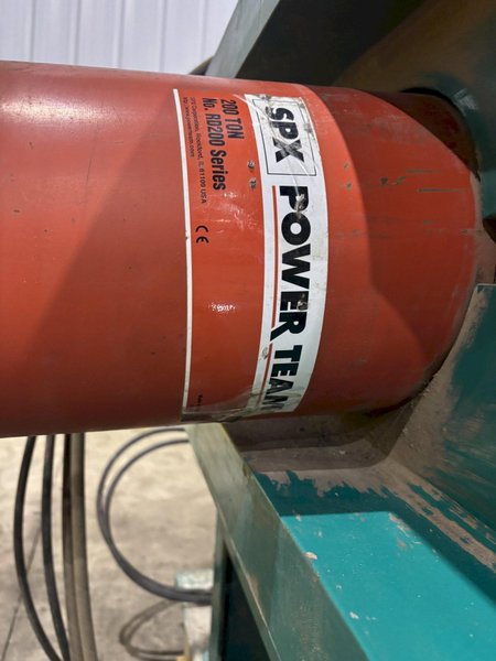 200 TON SPX / AMETEK MODEL #RD200 HYDRAULIC PRESS WITH HOUSING &amp; POWER INVERSION: STOCK 22640