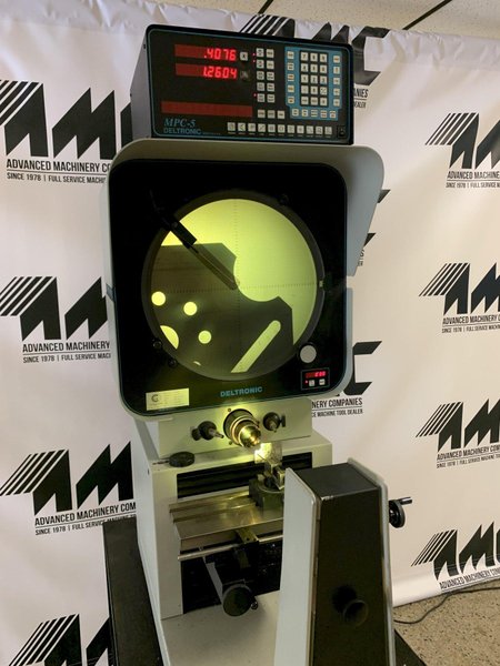 Deltronic DH214 Comparator, 10x, DRO, Edge, Surface, Factory Base.