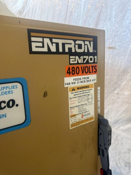 170 KVA T.J. SNOW SPOT WELDER. STOCK #0547626