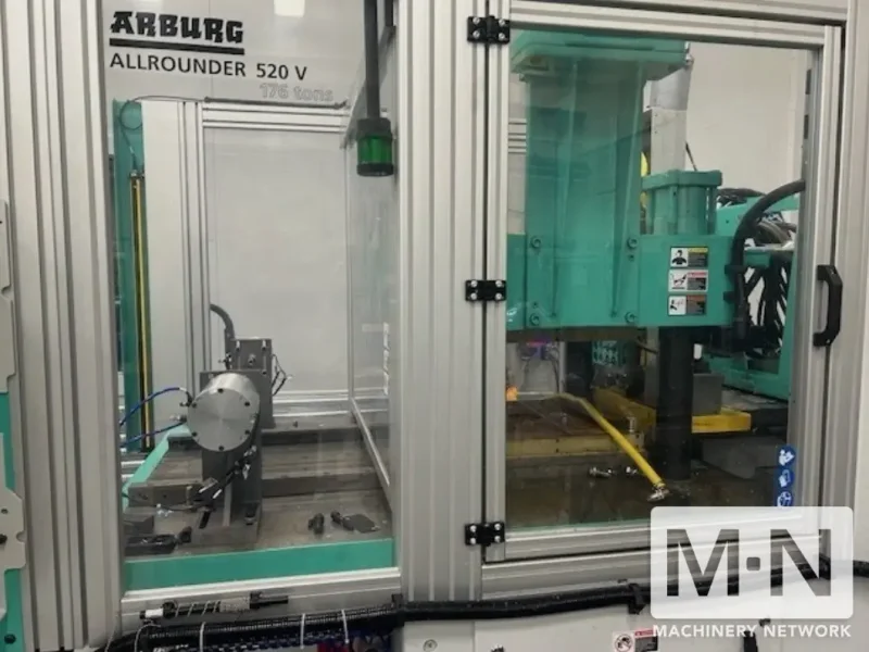 176 TON 10.3 OZ ARBURG MODEL 520V-1600-800 VERTICAL CLAMP SILICONE LIM MACHINE MFG 2014 * LOW HOURS *