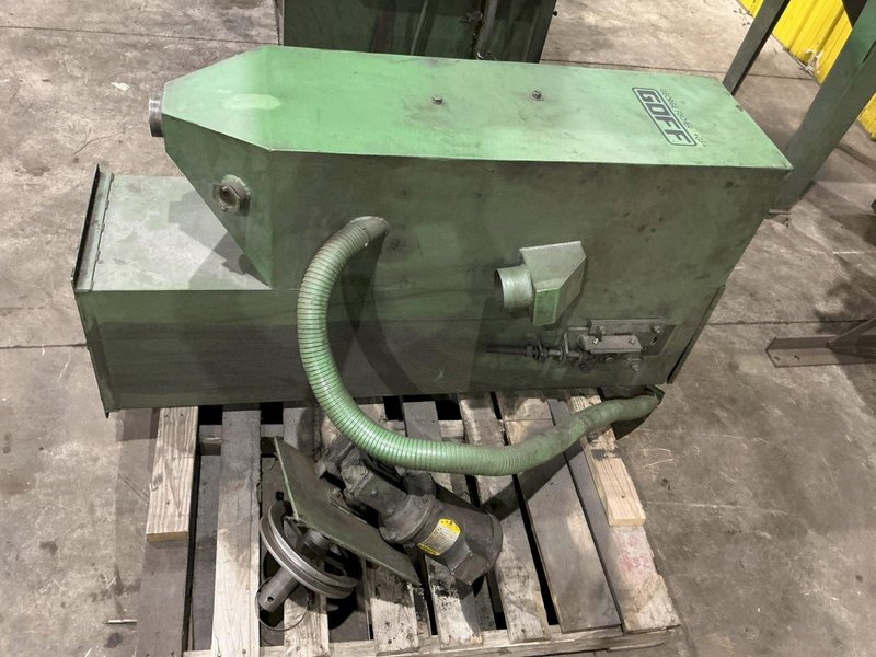 6 CU FT GOFF MODEL #6BB RUBBER BELT TUMBLE TYPE BLAST MACHINE: YOBRO #25035