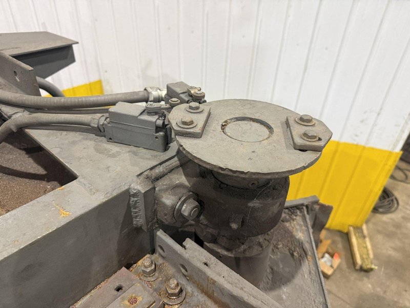72" PANGBORN MODEL #6LK ROTOBLAST SWING OUT TABLE (2 TABLES)  SHOT BLAST MACHINE: STOCK #22783