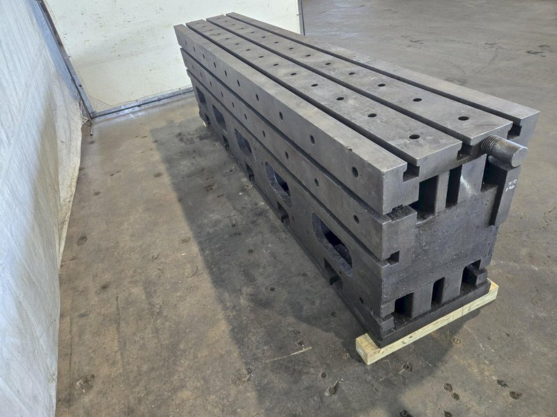 24" W X 128" L X 36" H T-SLOTTED BOX TYPE HEAVY DUTY RISER SET(3X TOTAL). STOCK #0548726