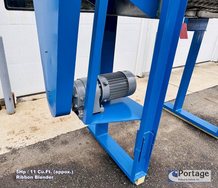 Aaron Equipment Jacketed 11-Cu.Ft. Ribbon Blender
