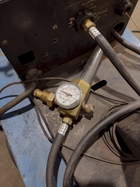 200 AMP MILLER MODEL #CP-200 DC ARC WELDER &amp;  S-22 WIRE FEEDER: STOCK #19659