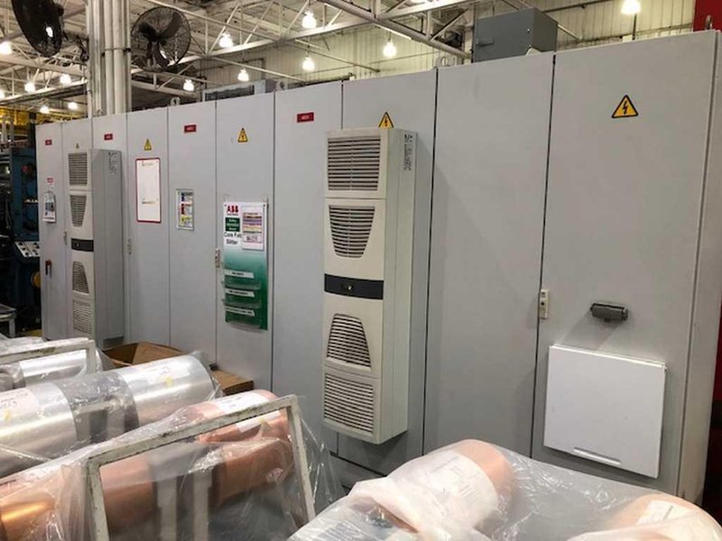 41" x 6.30" x 15,000# Georg Slitting Line