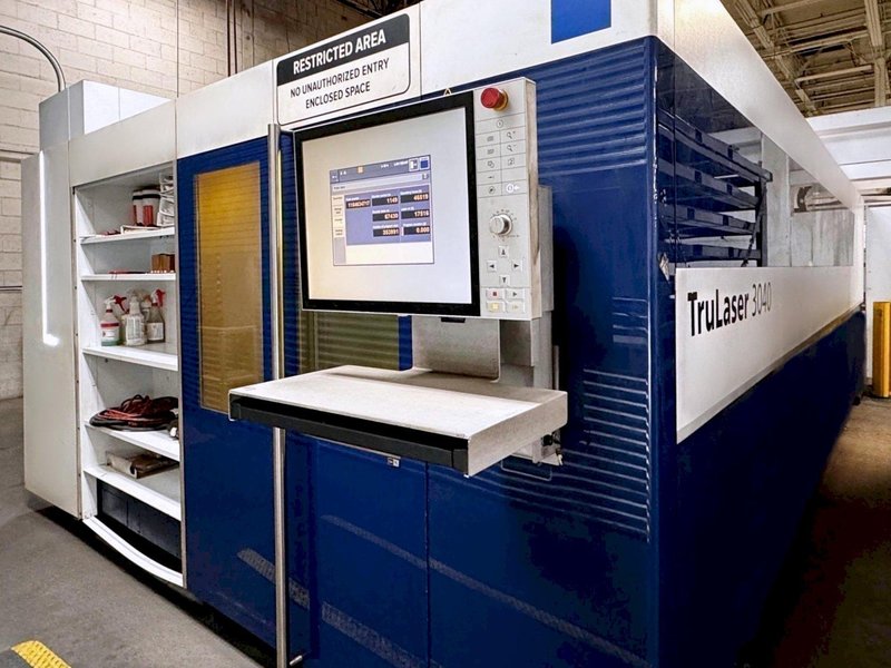 Trumpf TruLaser 3040 4kW Fiber Laser w/ LiftMaster Compact Load/Unload System