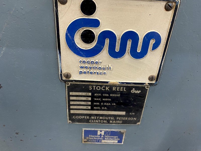 2500 LB 1.25 TON x 24&quot; COE CWP PULL OFF SINGLE END UNCOILER COIL REEL: STOCK #13480