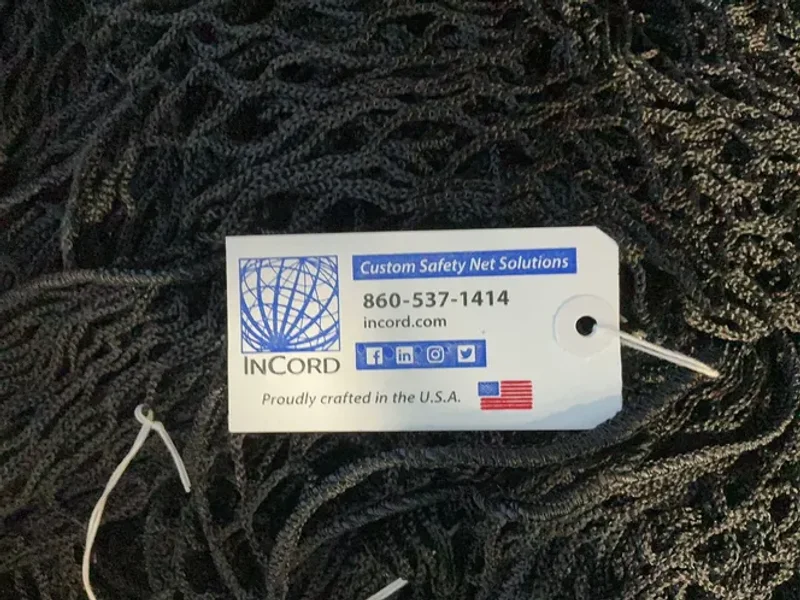 CUSTOM SAFETY NET SOLUTIONS 500 FT/LB NYLON SAFETY NETS  -  PP250BK
