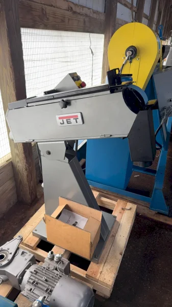 3" X 79" JET MODEL #BG 379-1 B ELT GRINDER, NEW 2022: YORBO #24967
