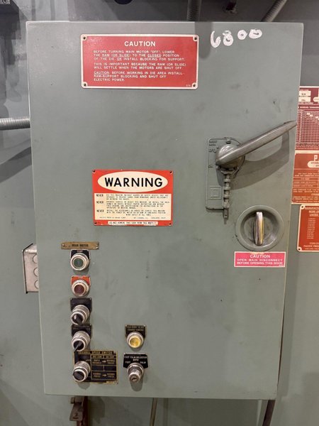 75 TON PACIFIC MODEL #75PF PRESSFORMER HYDRAULIC PRESS 10" STROKE: YOBRO #25330