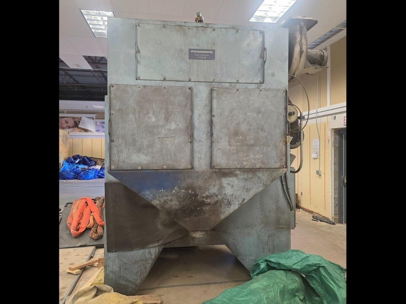 72” TABLE PANGBORN MODEL LK ROTOBLAST SHOT BLAST MACHINE: YOBRO #24357