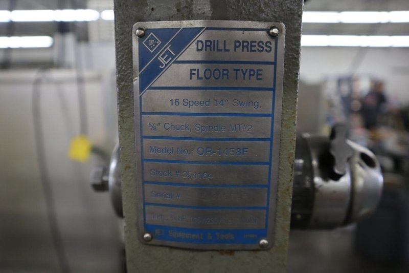 Jet OR-1458F 14" Standing Drill Press 16 Speed- Auction Item