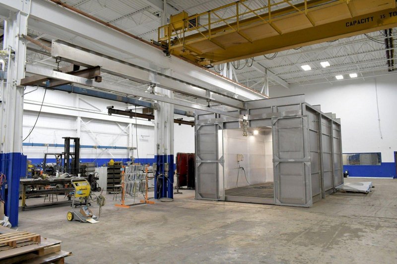 25&#039; X 14&#039; X 12&#039;6&quot; 3,000 PSI HOT WATER PRESSURE WASHER GALLAGHER KAISER WASH BOOTH: YOBRO #24598