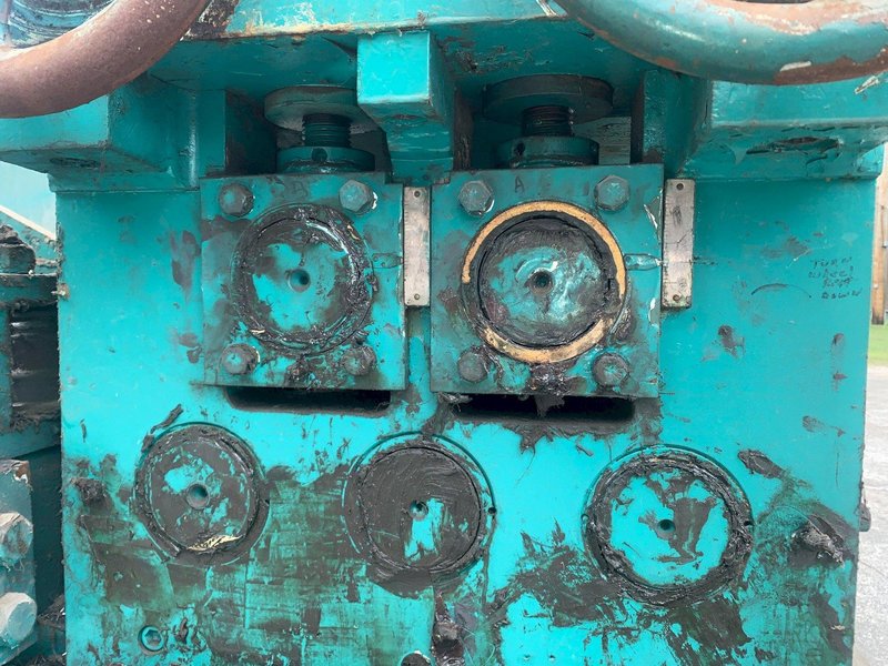 20,000 LB X 30&quot; X .500&quot; YODER COIL CRADLE &amp; STRAIGHTENER FEED LINE: STOCK #13050