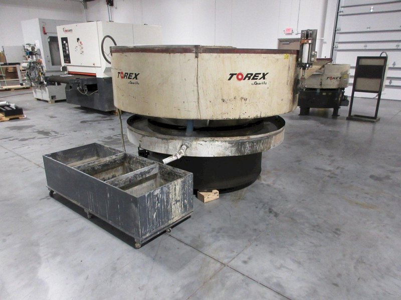 Torex T9060 Vibratory Finshing Machine with Free Standing Control Panel and Water Separation Tank  ** New Parts Installed 2025 **- Auction Item