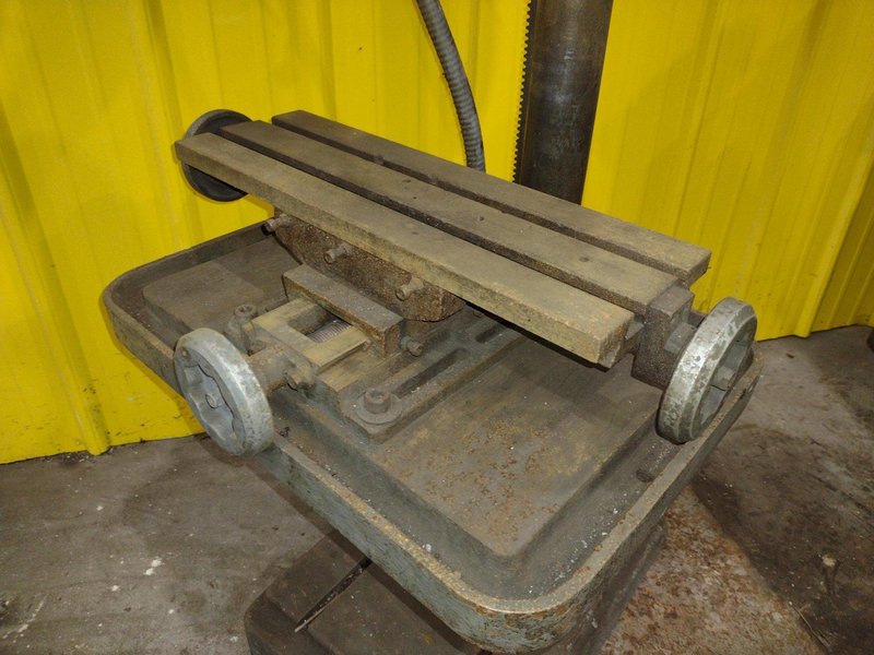 15" DELTA MODEL #15-655 VARIABLE SPEED SINGLE SPINDLE DRILL PRESS: YOBRO #24257