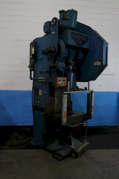 60 TON FEDERAL ADJUSTABLE BED PRESS STK#72833