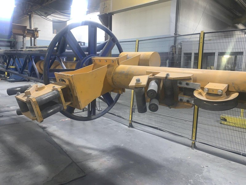 .512&quot; X 12&quot; X 4 STAND DEM WIRE FLATENING ROLLING MILL LINE, YEAR 2017: STOCK #13898