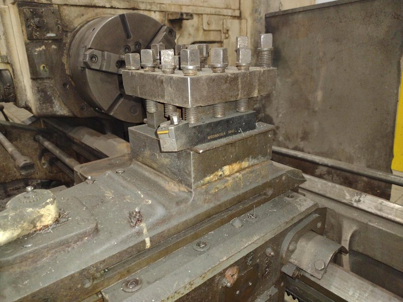 #2A WARNER &amp; SWASEY MODEL #M-3470 TURRET LATHE WITH CROSS SLIDING TURRET, " HOLE: YOBRO #24548