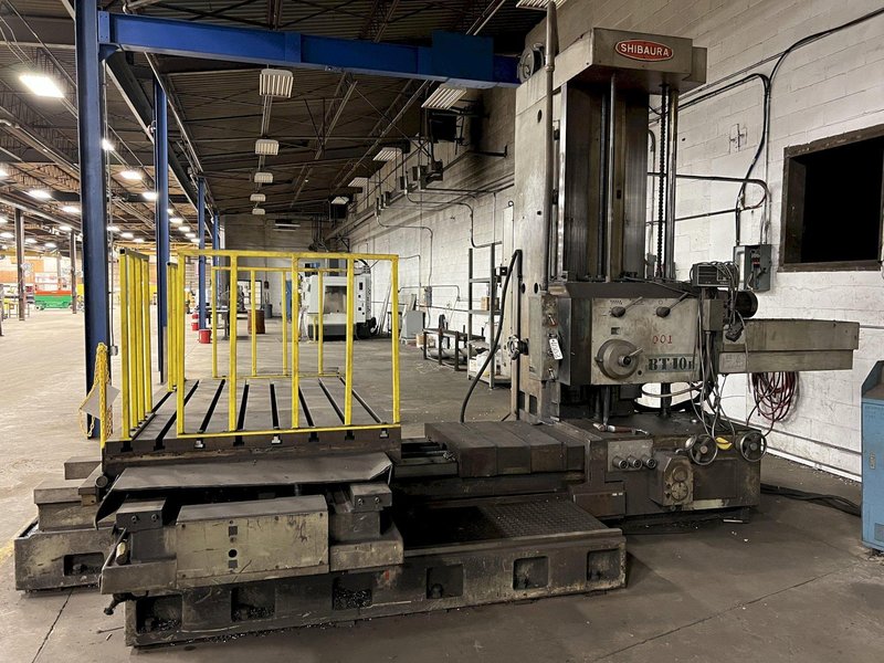 4&quot; SHIBAURA MODEL BT-10B TABLE TYPE HORIZONTAL BORING MILL: STOCK #18188
