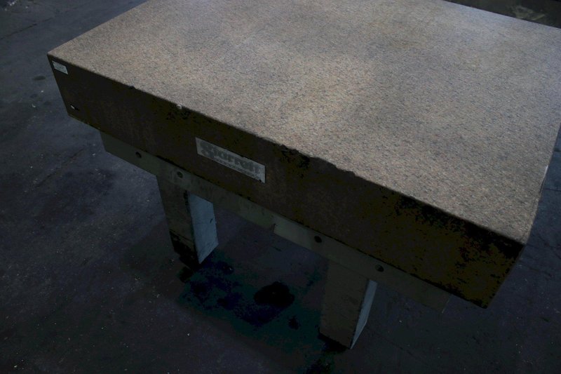 3&#039; X 4&#039; STARRETT GRANITE PLATE: STOCK #74258