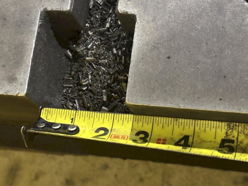 78&quot; X 216.5&quot; &#039; BAY CAST T-SLOTTED CAST LAYOUT FLOOR PLATE: STOCK  #22063