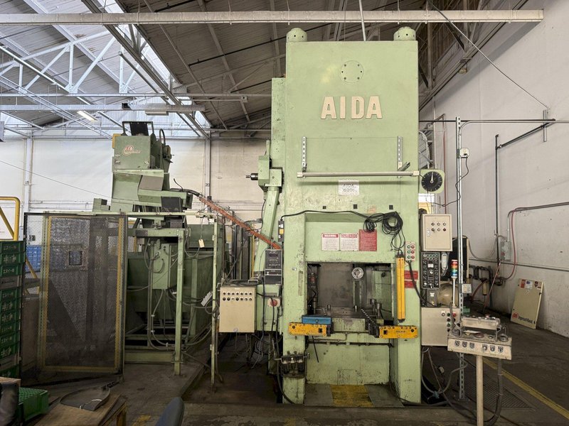 630 TON AIDA MODEL #K-630 KNUCKLE JOINT PRESS, NEW 1991: YOBRO #25820