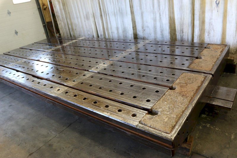 181&#039; X 86&#039; T SLOTTED FLOOR PLATE: STOCK #70834