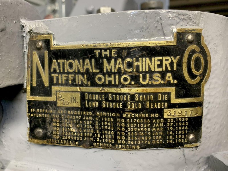 3/16&quot; National DSSD LS Cold Header