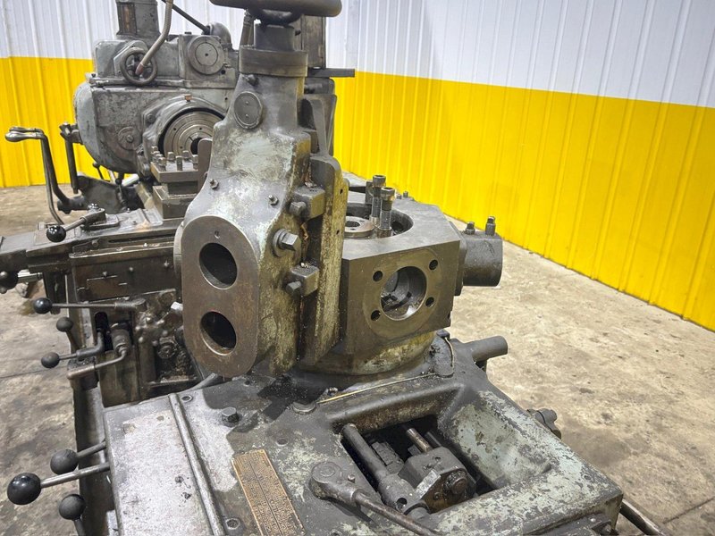 #2A WARNER &amp; SWASEY MODEL #M-510 TURRET LATHE WITH BAR FEED: YOBRO #24459