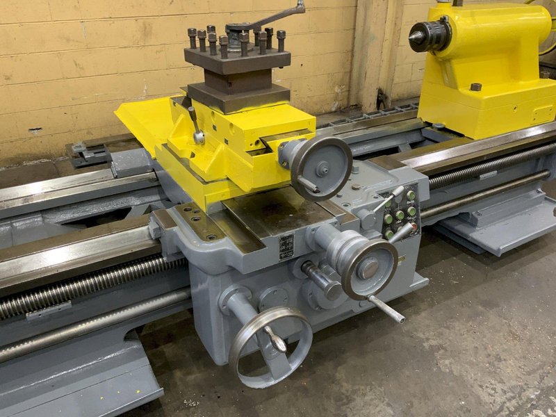 38" X 92" POREBA GAP BED ENGINE LATHE: STOCK #80622