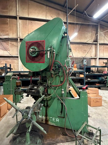 45 TON MINSTER MODEL #5 OBI MECHANICAL PUNCH PRESS 3" STROKE : YOBRO #26146