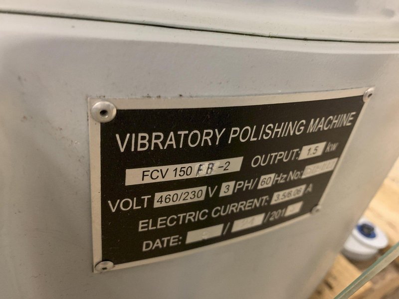 Vibra Finish Model FCV-150 Vibratory Polishing / Finishing Machine