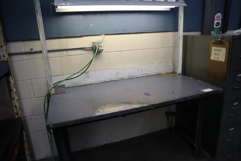Work Bench with Light- Auction Item