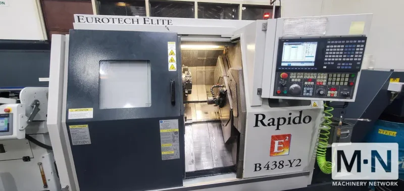 Eurotech Rapido B438-Y2 CNC Lathe, 2020